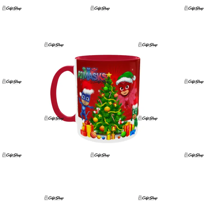 Pj masks christmas, cana ceramica, 330ml, model cgs1768